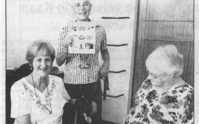 A pleasant surprise for the ladies of Napier’s Handcraft Club on National Pet Day.